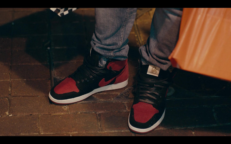Nike Black-Red Sneakers of Andrew Bachelor as Bobby in Sneakerheads S01E04 (1)