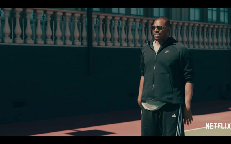 Nike Jacket and Adidas Shorts Men's Outfit in Sneakerheads Season 1 (2020)