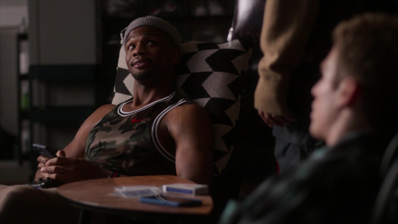 Nike Men's Camo Tank Top Outfit in Power Book II Ghost S01E01