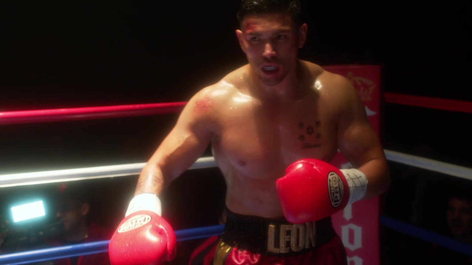 PBS Pro Boxing Red And Blue Gloves In L.A.'s Finest S02E07 "March Or