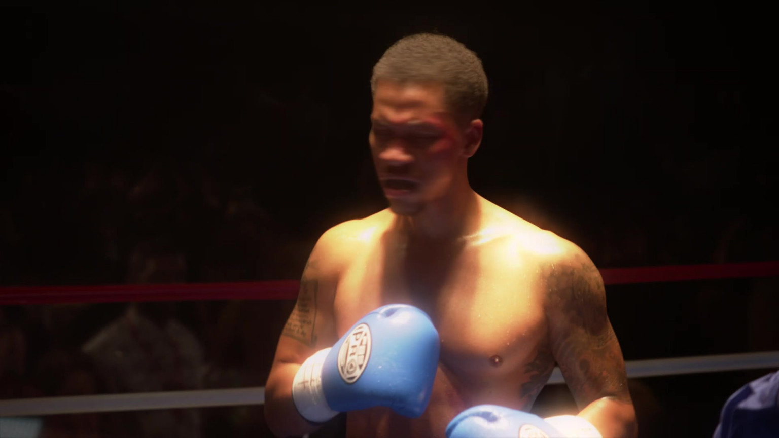 PBS Pro Boxing Red And Blue Gloves In L.A.'s Finest S02E07 "March Or