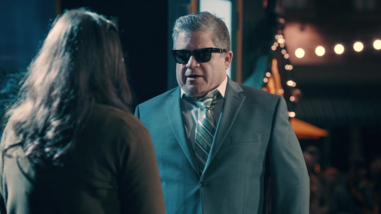Patton Oswalt as Principal Ralph Durbin Wears Ray-Ban Wayfarer Classic Sunglasses in A.P. Bio TV Show (2)