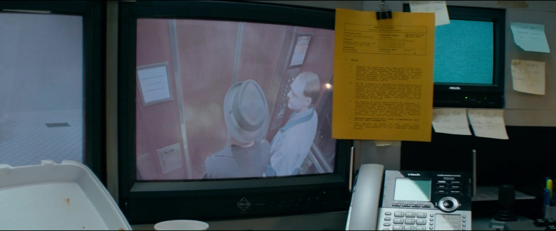 Pelco Monitors and vTech Telephone in Utopia S01E02 Just A Fanboy (2020)