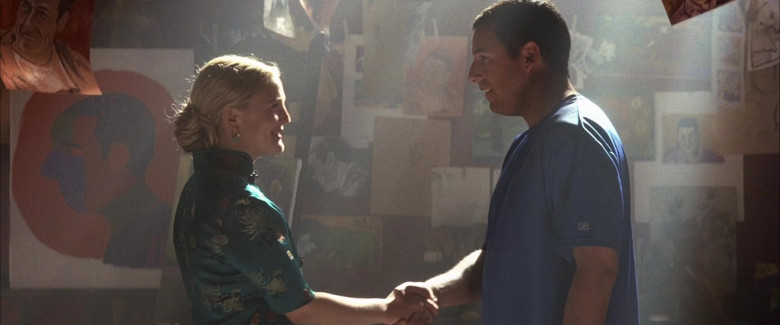 Russell Athletic Blue T-Shirt Worn by Adam Sandler as Henry Roth in 50 First Dates Movie (4)