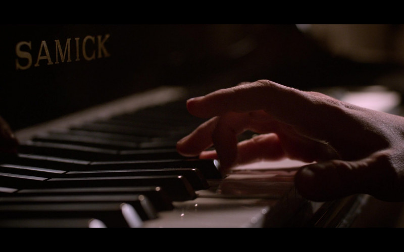 Samick Piano of Josh Charles as Matt Logan in Away S01E05 "Space Dogs" (2020)