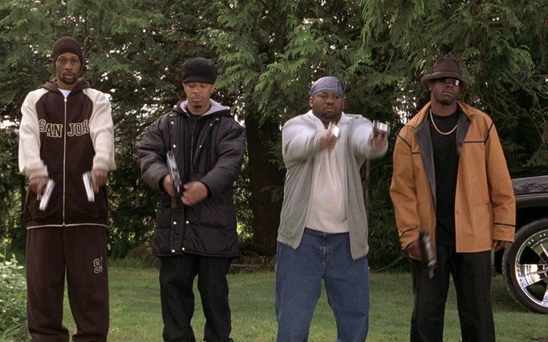 Sean John Brown Hoodie and Sweatpants Suit Outfit Style in Scary Movie 3