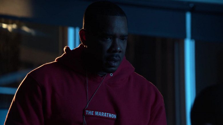 The Marathon Red Hoodie of Duane Martin as Ben Baines in L.A.'s Finest S02E12 (2)