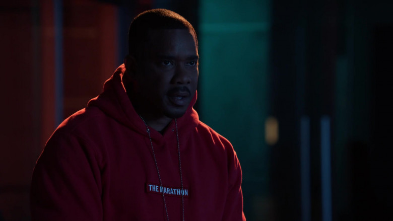 The Marathon Red Hoodie of Duane Martin as Ben Baines in L.A.'s Finest S02E12 (3)