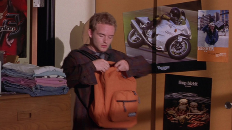 Triumph Daytona 955i Motorcycle Poster in Scary Movie 2