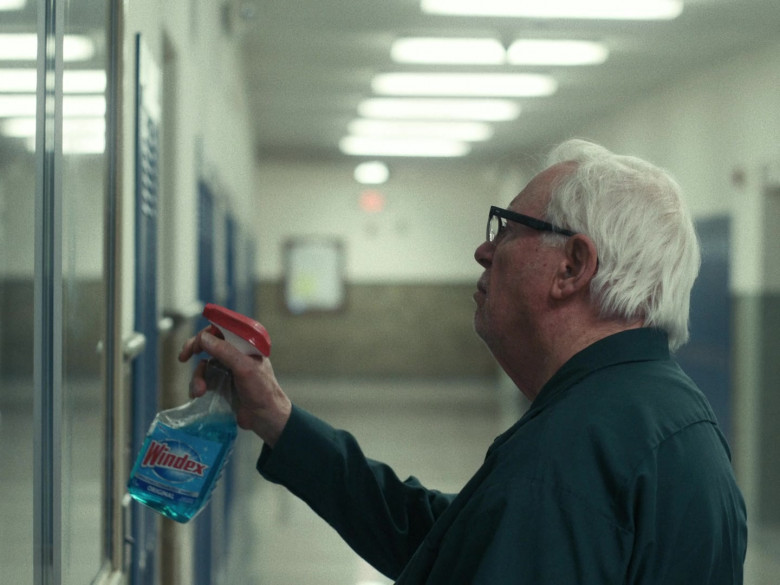 Windex Cleaner of Guy Boyd as Janitor in I'm Thinking of Ending Things