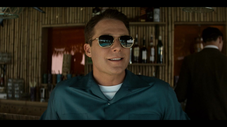 AO Pilot Sunglasses (Gold Frame) in The Right Stuff S01E02 TV Show (2)