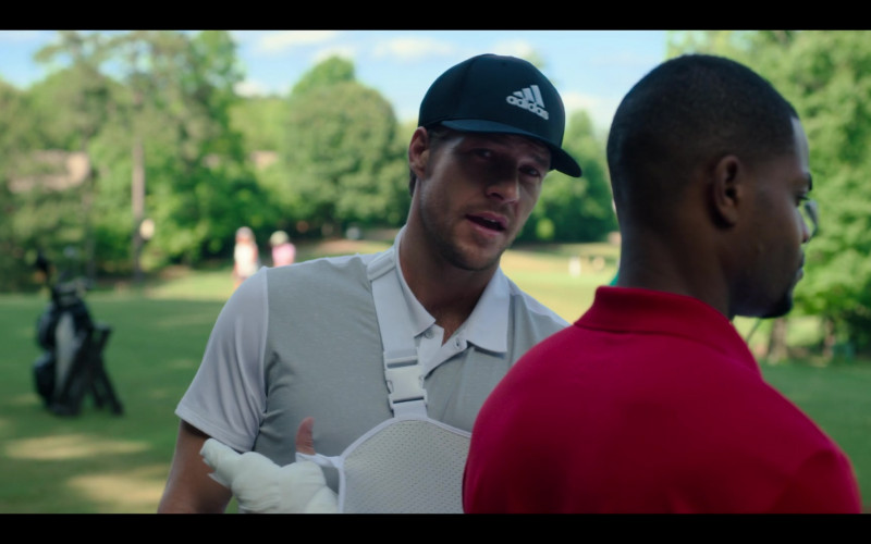 Adidas Cap of Luke Bracey as Jackson in Holidate Netflix Film (1)