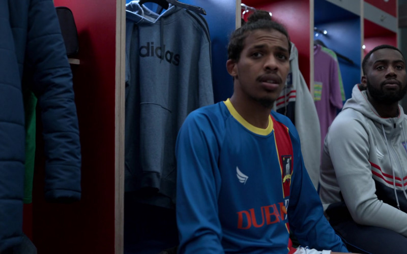 Adidas Men's Grey Hoodie in Ted Lasso S01E10