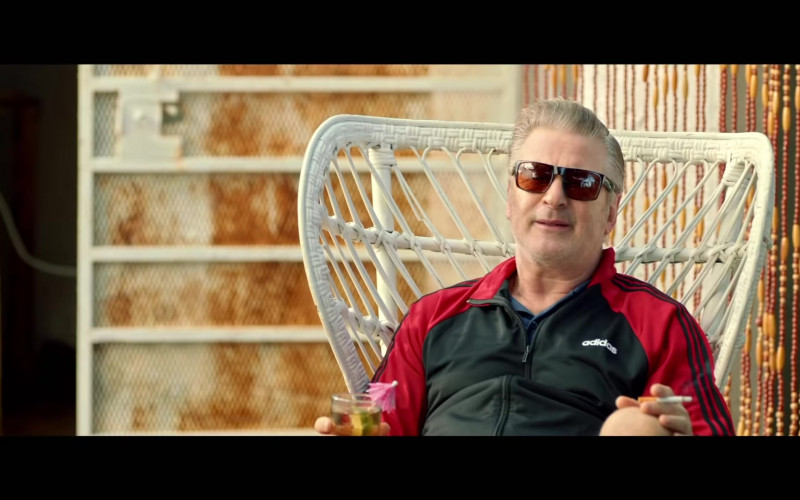 Adidas Red-Black Jacket Sports Outfit of Alec Baldwin as Jack Murphy in Chick Fight Movie (1)