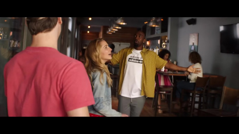 Adidas White T-Shirt Outfit of Jay Pharoah in All My Life (2020)