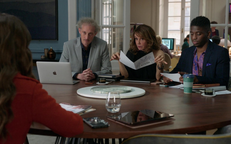 Apple MacBook Laptop Used by Bruno Gouery as Luke in Emily in Paris S01E08 Family Affair
