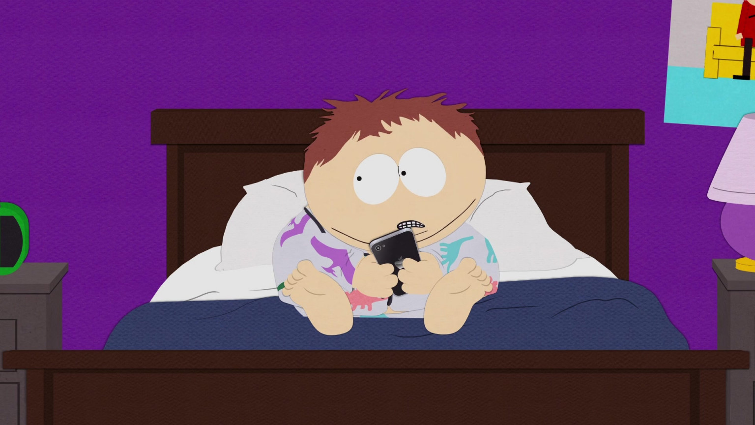 Apple IPhone Smartphone Of Eric Cartman In South Park S24E00 "The