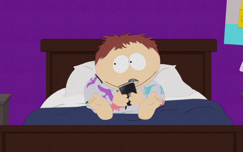 Apple iPhone Smartphone of Eric Cartman in South Park S24E00 The Pandemic Special