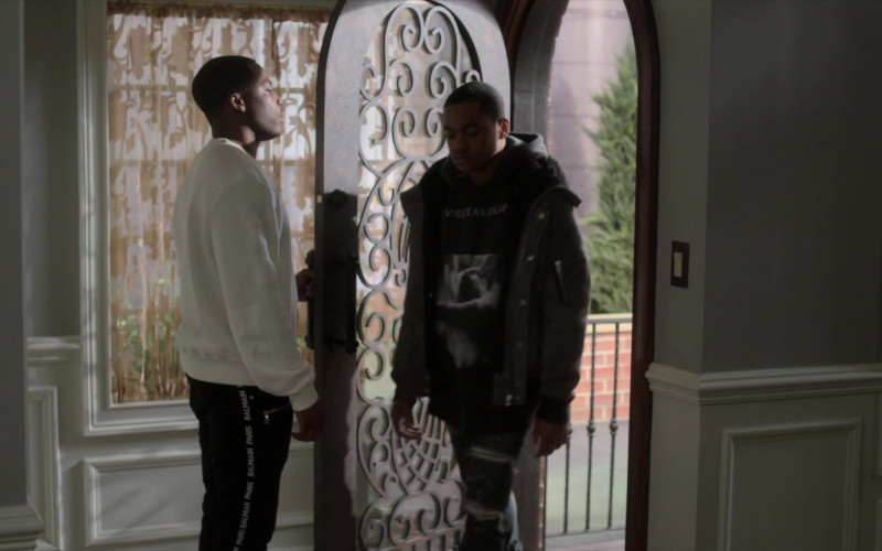 Balmain Men's Pants Outfit of Woody McClain as Cane Tejada in Power Book 2 Ghost S01E05 TV Show (1)