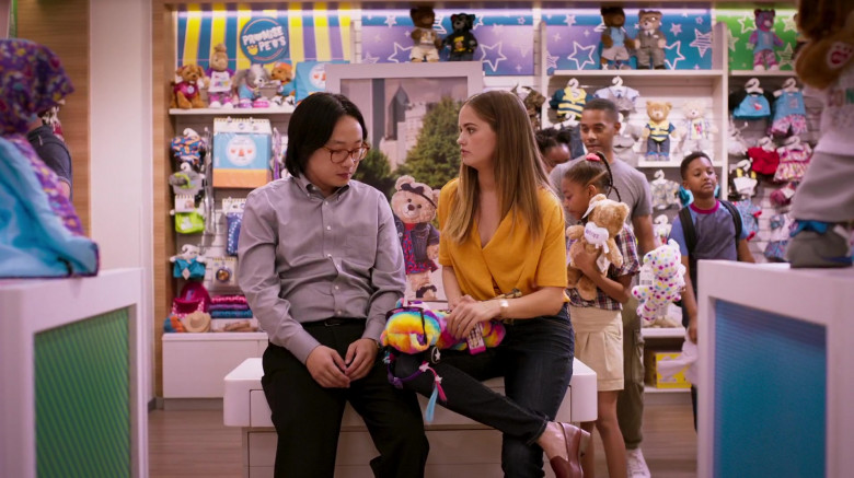 Build-A-Bear Workshop Visited by Jimmy O. Yang & Debby Ryan in The Opening Act Movie (2)