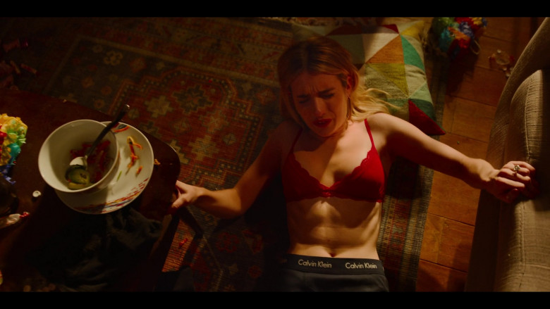 Calvin Klein Underwear Worn by Emma Roberts as Sloane in Holidate Movie (2)