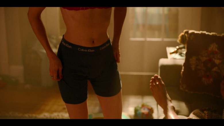 Calvin Klein Underwear Worn by Emma Roberts as Sloane in Holidate Movie (4)