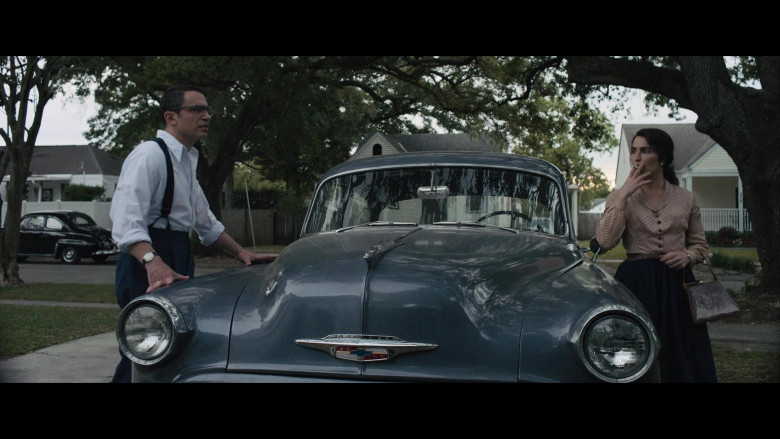 Chevrolet Retro Vintage Car of Noomi Rapace as Maja Stowe in The Secrets We Keep Movie (2)