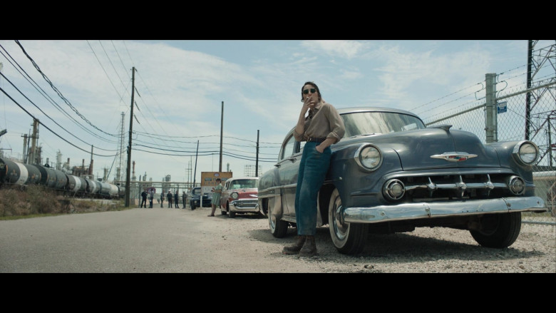 Chevrolet Retro Vintage Car of Noomi Rapace as Maja Stowe in The Secrets We Keep Movie (3)