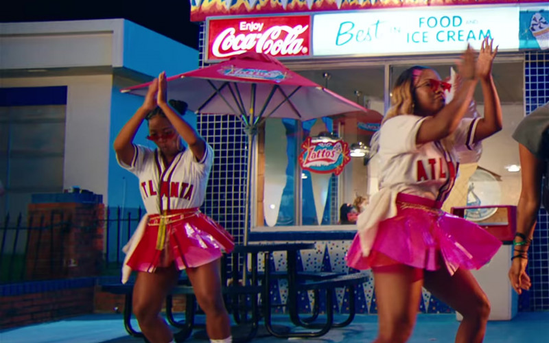 Coca-Cola Soda Sign in ‘In n Out’ Music Video by Mulatto feat. City Girls (1)
