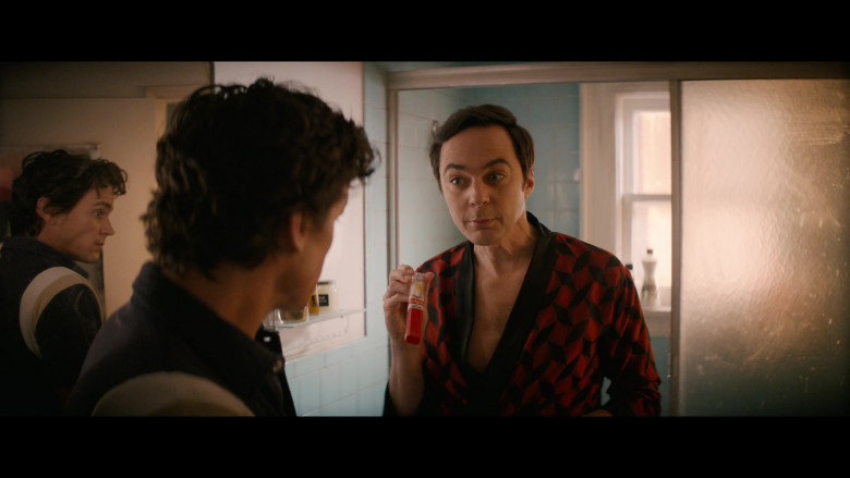 Colgate Toothbrush Held by Jim Parsons as Michael in The Boys in the Band Movie