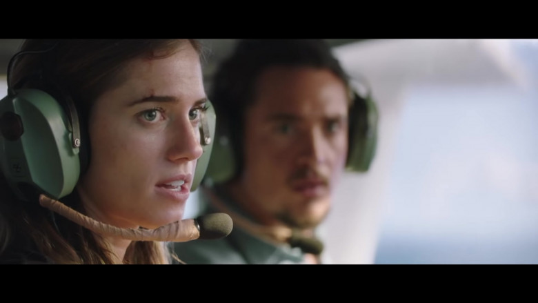 David Clark Headset of Allison Williams as Sara in Horizon Line Movie (4)