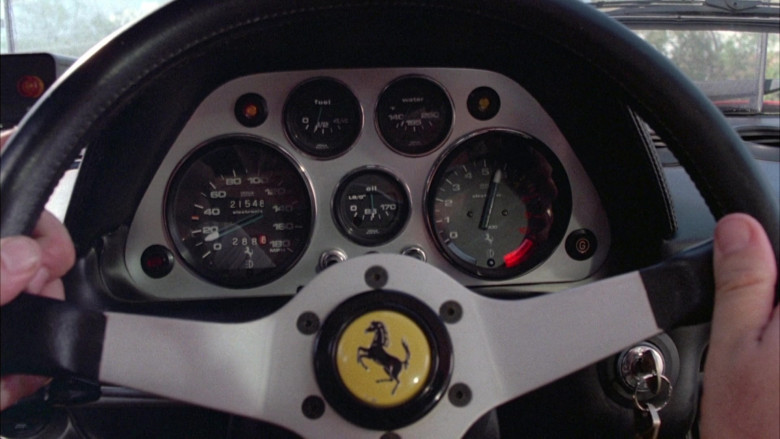 Ferrari Steering Wheel in Cannonball Run II (1984)