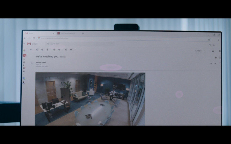 Google Gmail Email in Truth Seekers S01E06 "The Revenge of the Chichester Widow" (2020)