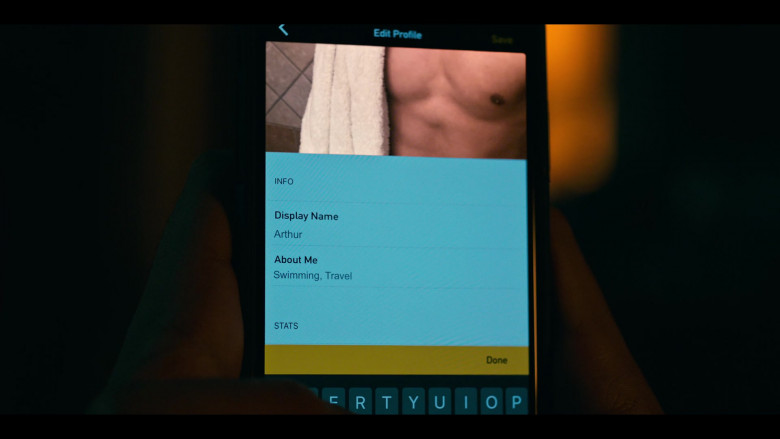 Grindr online dating application used by Amir Bageria as Siddhartha ‘Sid' Pakam in Grand Army S01E03 (2)