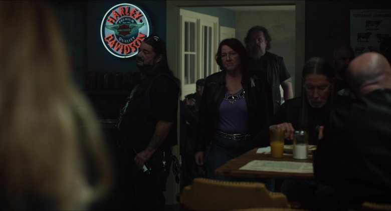 Harley-Davidson Sign in The Glorias (2020)