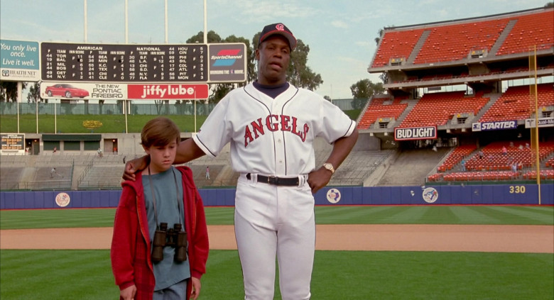 Health Net, Pontiac Firebird, SportsChannel, Bud Light, Starter in Angels in the Outfield (1994)