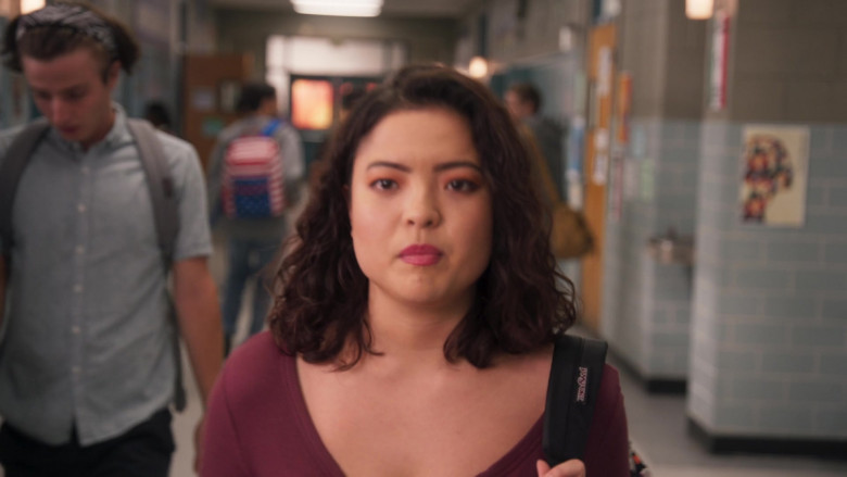 JanSport Backpack of Piper Curda as Kayla in American Pie Presents Girls' Rules (2020)