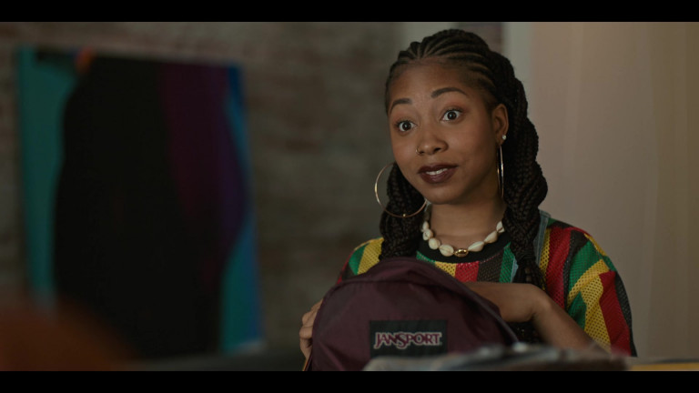 Jansport Backpack Of Odley Jean As Dominique Pierre In Grand Army ...