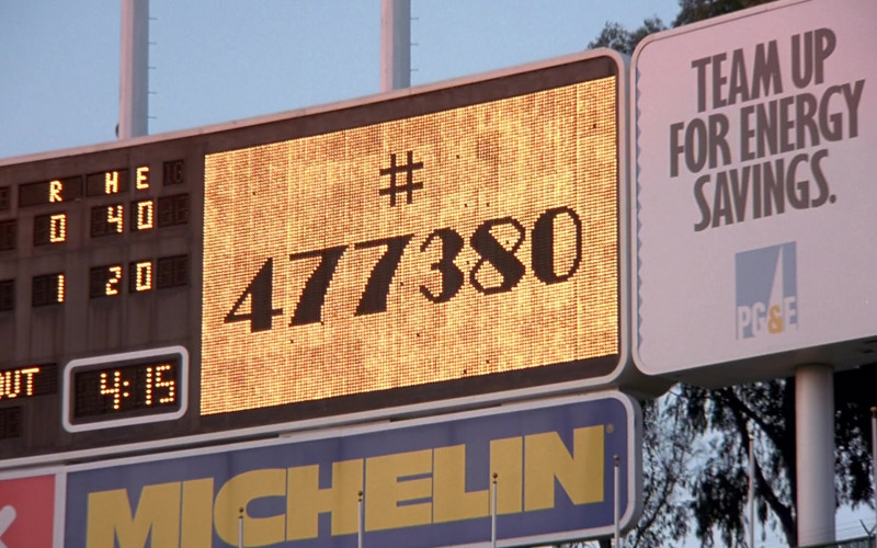 Michelin and The Pacific Gas and Electric Company (PG&E) in Angels in the Outfield (1994)