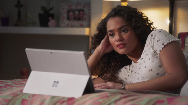 Microsoft Surface Tablet of Madison Pettis as Annie in American Pie Presents Girls’ Rules (2020)