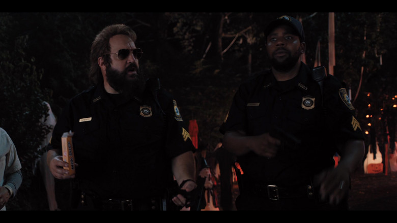 Milk Duds Caramel Balls Enjoyed by Kevin James as Officer Steve Downing in Hubie Halloween (2020)