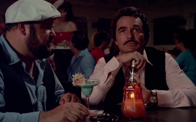 Miller Beer Enjoyed by Burt Reynolds as J.J. McClure in Cannonball Run II
