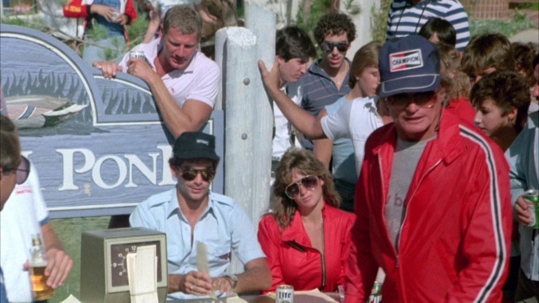 Miller Lite Beer and Champion Cap in Cannonball Run II (1984)