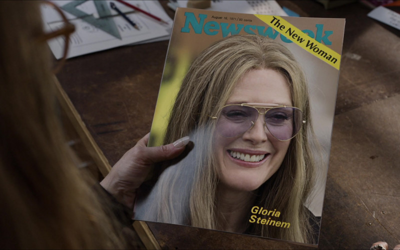 Newsweek Magazine in The Glorias (2020)
