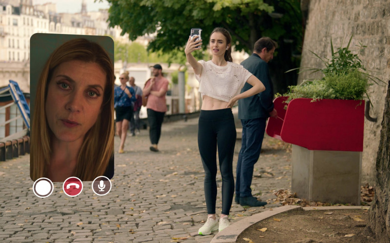 Nike Air Zoom Pegasus White Sneakers of Lily Collins in Emily in Paris S01E03 Sexy or Sexist