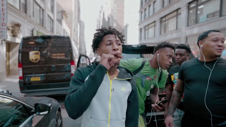 Nike Jacket Outfit of NBA Youngboy in The Story of O.J. (Top Version)