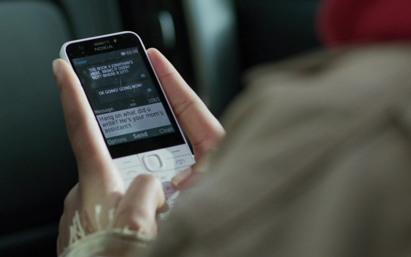 Nokia 230 White Phone of Jordan Kristine Seamón in We Are Who We Are S01E06 TV Series (2)