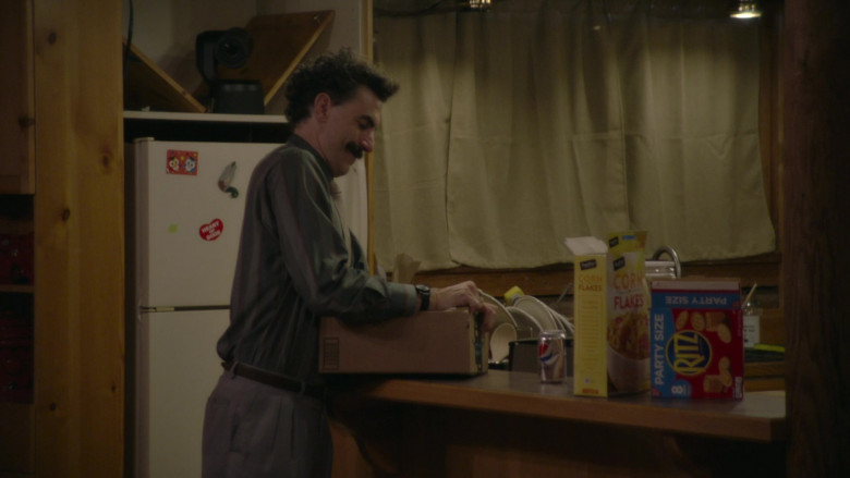 Pepsi Soda Can, Signature Select Corn Flakes and Ritz Crackers in Borat Subsequent Moviefilm (2020)