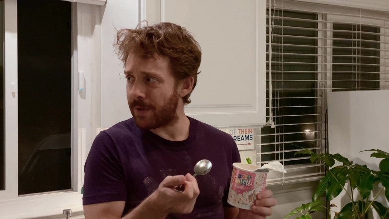 Pillsbury Funfetti Unicorn Vanilla Frosting Enjoyed by Max Jenkins as Shane in Social Distance S01E04