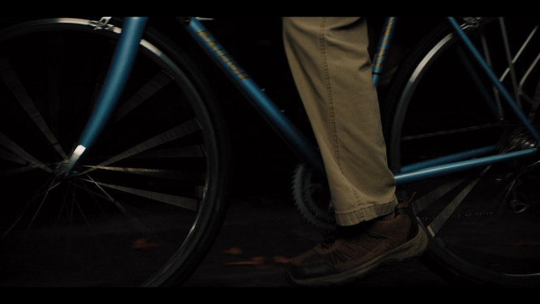 Raleigh Bicycle of Adam Sandler as Hubie Dubois in Hubie Halloween Movie by Netflix (3)